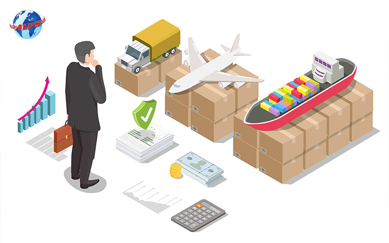 The different components of the freight and logistics sector