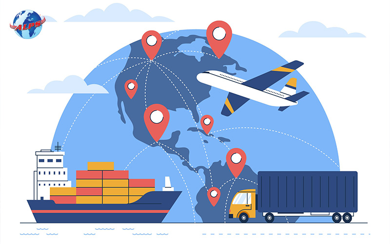 The interconnectivity of a logistics network